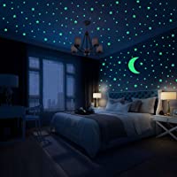 Los mejores  - Hiveseen Pegatinas de Pared- 402 PCS Luminous Estrellas Puntos Pegatinas de Pared para la decoración de la sala de estar…